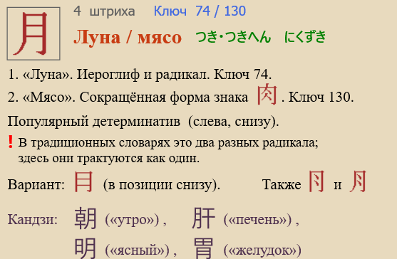 Луна - мясо